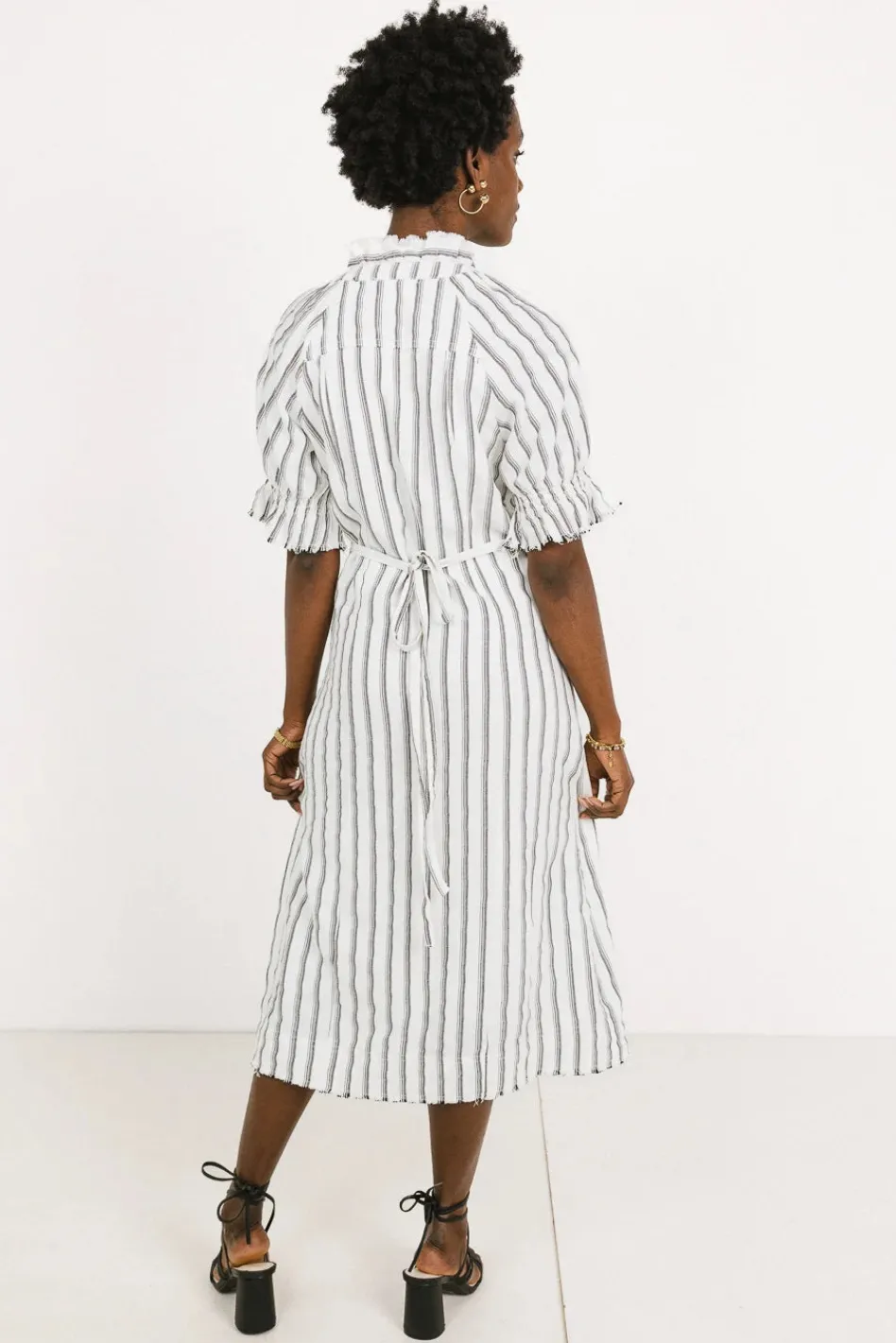 Bohme Bextor Striped Midi Dress