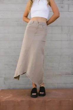 Bohme Blythe Denim Skirt in