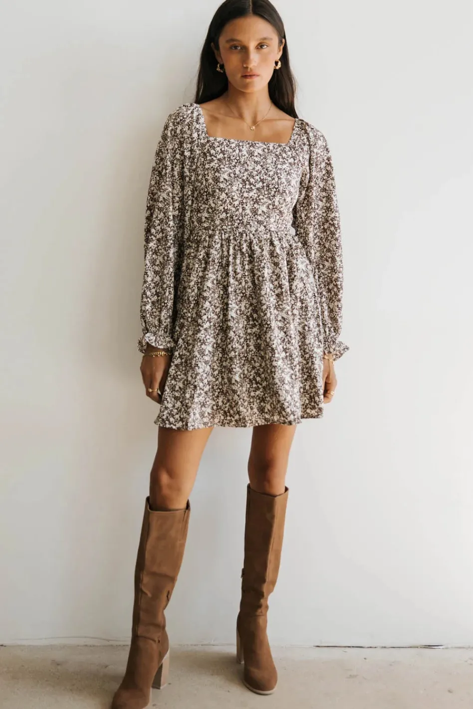 Bohme Blythe Smocked Mini Dress