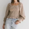 Bohme Brinklee Smocked Blouse in