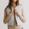 Bohme Brodie Quilted Denim Vest