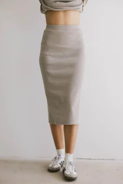 Bohme Calais Ribbed Skirt in