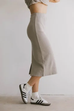 Bohme Calais Ribbed Skirt in