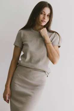 Bohme Calais Ribbed Top in