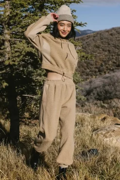 Bohme Callie Sherpa Joggers in - FINAL SALE