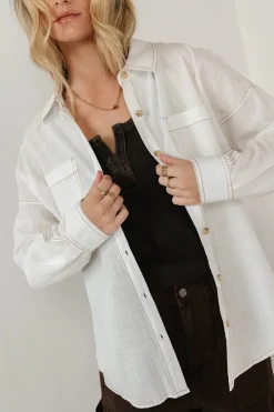 Bohme Calypso Collared Top