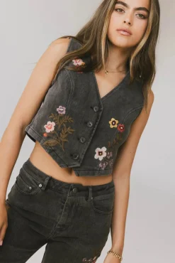 Bohme Camille Embroidered Vest
