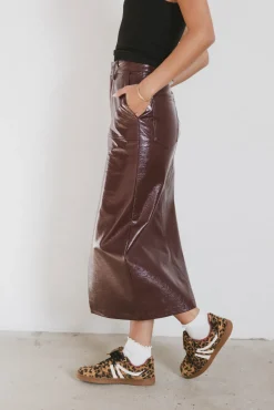 Bohme Candice Vegan Leather Skirt