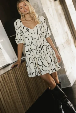 Bohme Caplan Abstract Mini Dress