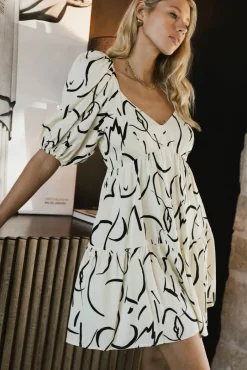 Bohme Caplan Abstract Mini Dress