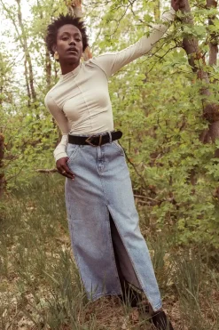 Bohme Capone Denim Maxi Skirt - FINAL SALE