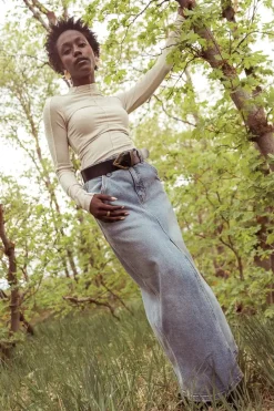 Bohme Capone Denim Maxi Skirt - FINAL SALE
