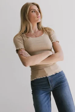 Bohme Carly Lettuce Edge Tee in