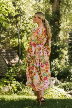 Bohme Celine Floral Wrap Dress