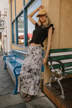 Bohme Chandler Abstract Maxi Skirt in