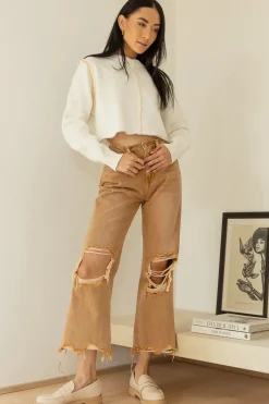 Bohme Charlie Distressed Jeans in - FINAL SALE
