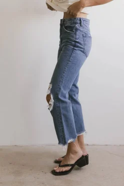 Bohme Charlie Distressed Jeans in Medium Wash - FINAL SALE