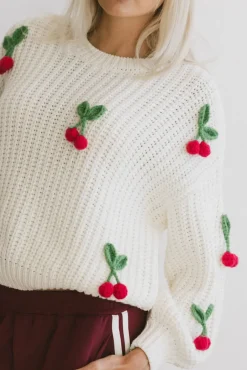 Bohme Cherry Knit Sweater