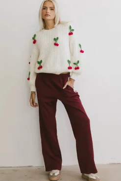 Bohme Cherry Knit Sweater