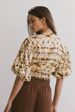 Bohme Chrissy Abstract Blouse