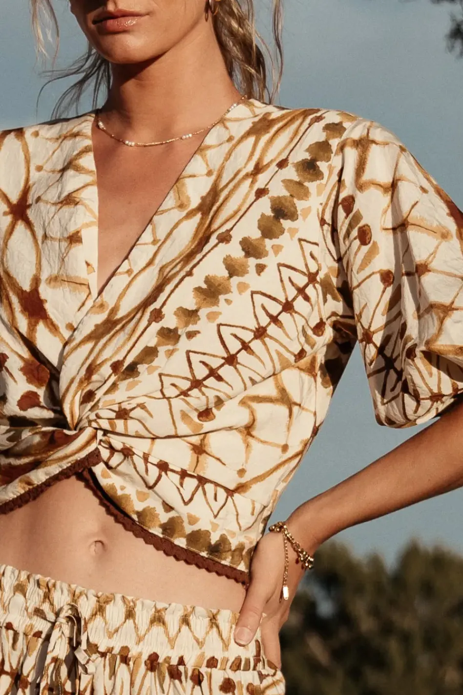 Bohme Chrissy Abstract Blouse
