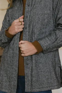 Bohme Clara Houndstooth Shacket