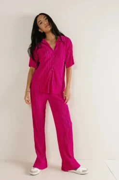 Bohme Clara Ribbed Pants in - FINAL SALE