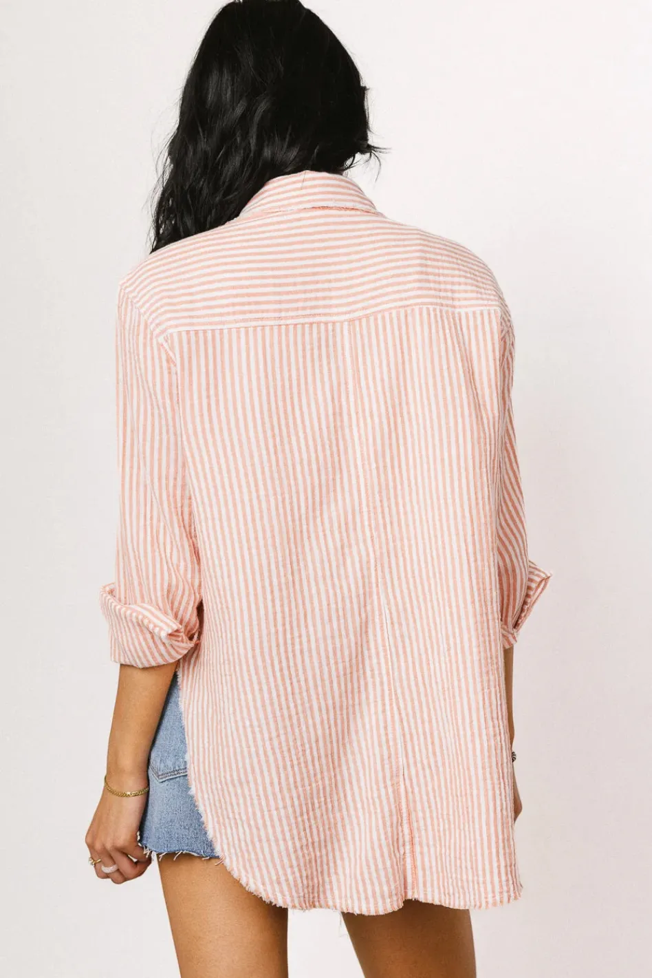 Bohme Clementine Striped Button Up - FINAL SALE