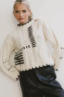 Bohme Cloe Cable Knit Sweater