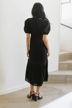Bohme Cole Eyelet Lace Maxi Dress