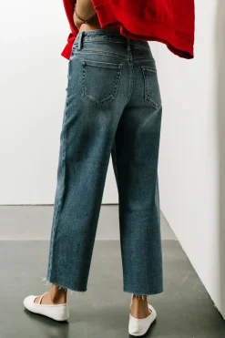 Bohme Colette Wide Leg Jeans in Medium Wash