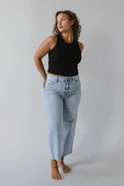 Bohme Colette Wide Leg Jeans in Light Wash