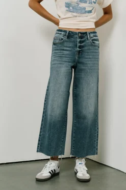 Bohme Colette Wide Leg Jeans in Medium Wash