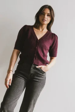 Bohme Colletta Short Sleeve Cardigan in