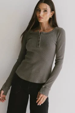 Bohme Conrad Fitted Waffle Tee in