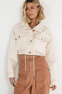 Bohme Cooper Cropped Denim Jacket