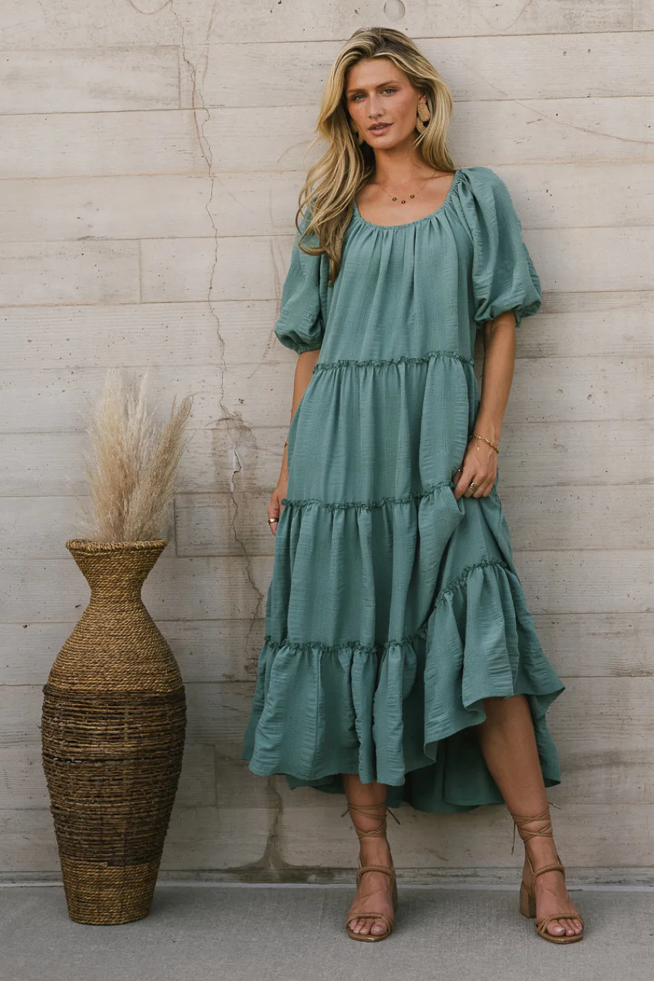 Bohme Corinne Tiered Maxi Dress in - FINAL SALE