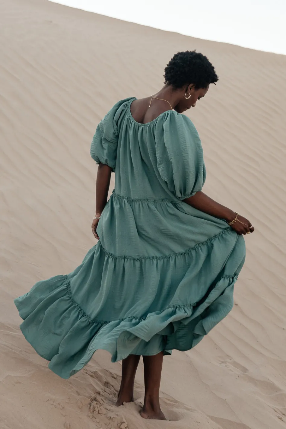 Bohme Corinne Tiered Maxi Dress in - FINAL SALE