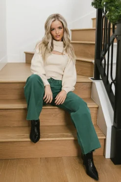 Bohme Cut Out Turtleneck Sweater in