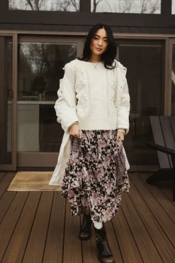 Bohme Dakota Cable Knit Sweater in - FINAL SALE