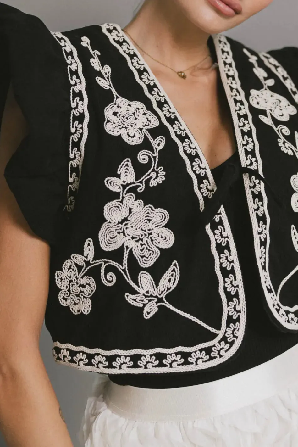 Bohme Damaris Embroidered Vest in