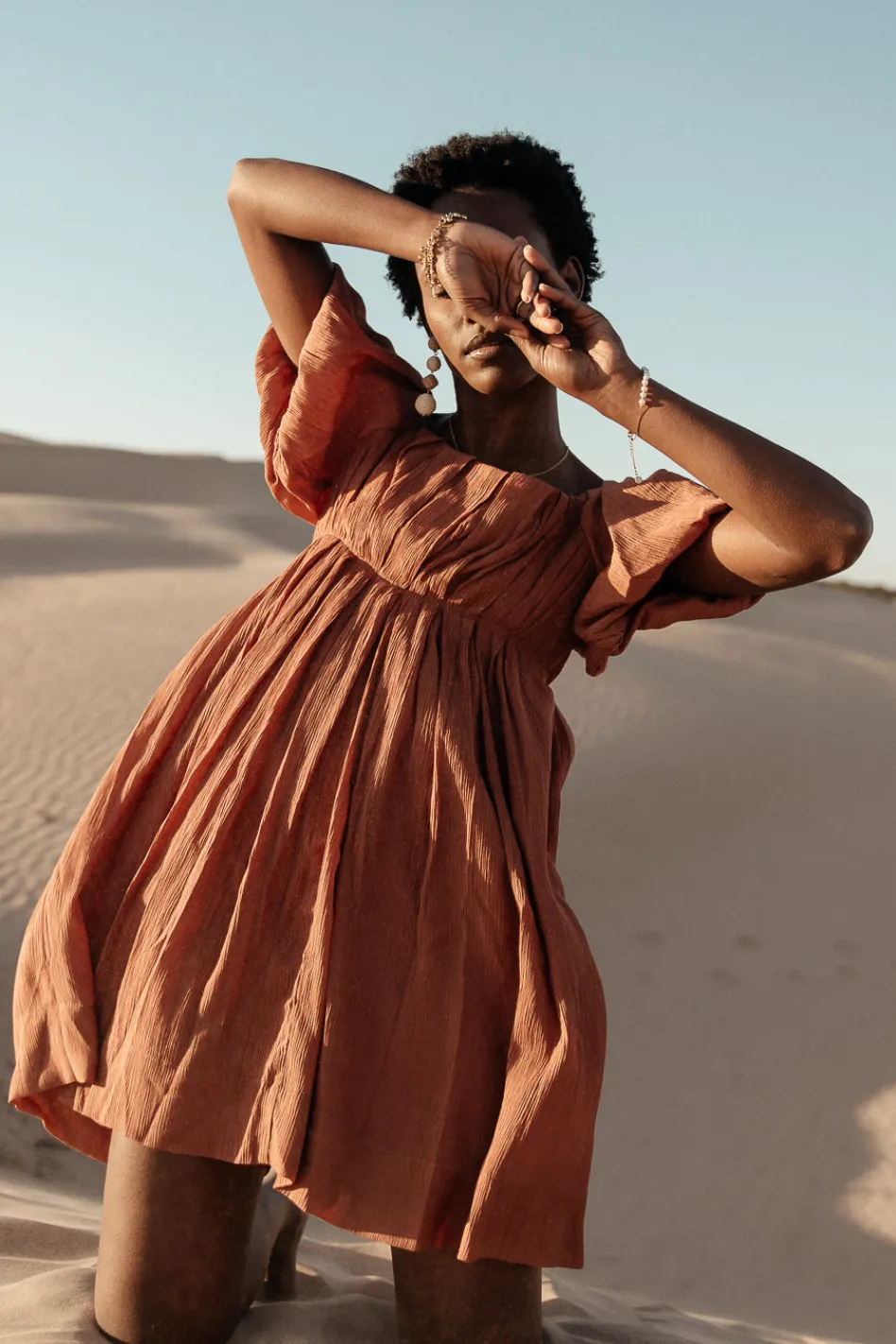 Bohme Dasha Textured Mini Dress in
