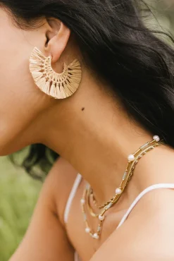 Bohme Deidre Tassel Fan Earrings in