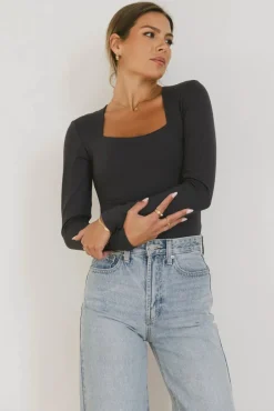 Bohme Demi Square Neck Bodysuit in