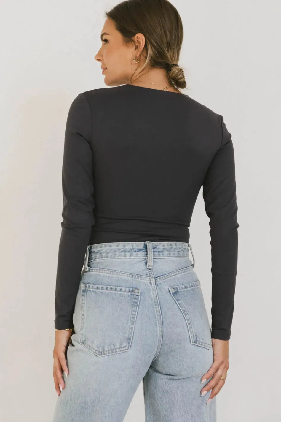 Bohme Demi Square Neck Bodysuit in