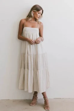 Bohme Demi Striped Midi Dress in