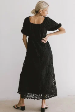 Bohme Devon Eyelet Lace Maxi Dress in