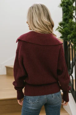 Bohme Diana Collared Sweater - FINAL SALE