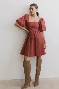 Bohme Dinah Pleated Mini Dress in
