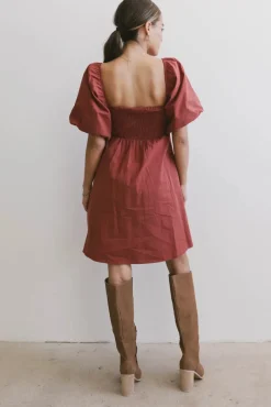 Bohme Dinah Pleated Mini Dress in
